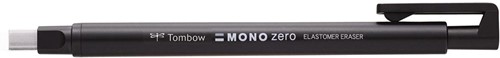 Tombow stylo gomme MONO zero avec pointe rectangulaire, rechargeable, noir