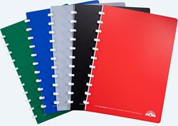 Atoma Eco schrift, ft A4, 144 bladzijden, commercieel geruit, geassorteerde kleuren
