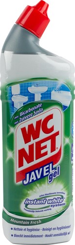 WC NET nettoyant de toilettes Extra White Mountain Fresh, flacon de 750 ml