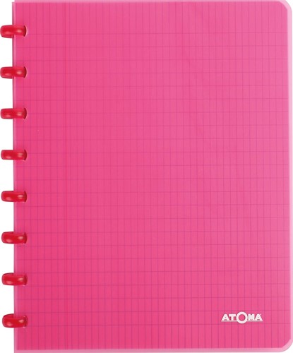 Atoma Trendy schrift, ft A5, 144 bladzijden, PP, commercieel geruit, geassorteerde kleuren-2