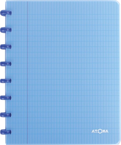 Atoma Trendy schrift, ft A5, 144 bladzijden, PP, commercieel geruit, geassorteerde kleuren-1