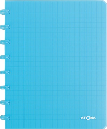 Atoma Trendy schrift, ft A5, 144 bladzijden, PP, commercieel geruit, geassorteerde kleuren-2