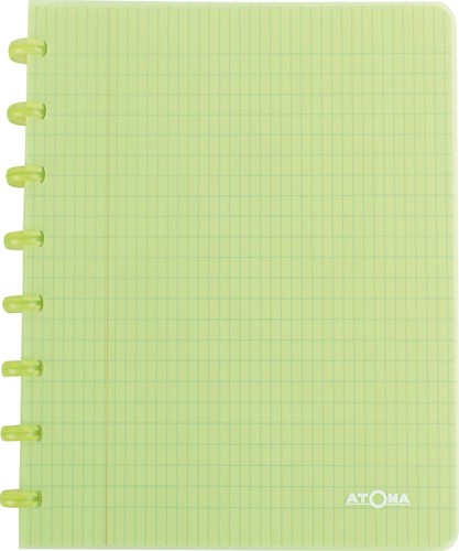 Atoma Trendy schrift, ft A5, 144 bladzijden, PP, commercieel geruit, geassorteerde kleuren-3