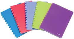 Atoma Trendy schrift, ft A4, 144 bladzijden, PP, geruit 5 mm, geassorteerde kleuren