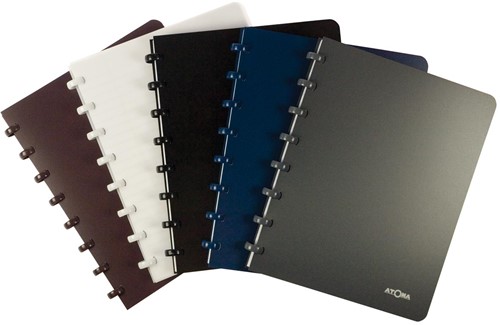 Atoma schrift, ft A5, 144 bladzijden, PP, commercieel geruit, geassorteerde kleuren