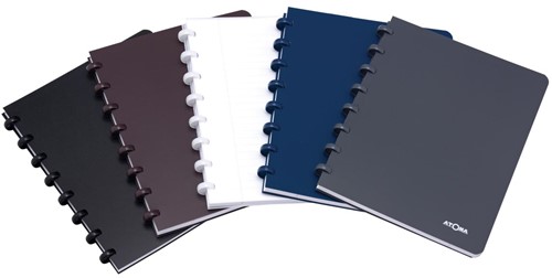 Atoma cahier, ft A4, PP, 144 pages, ligné, couleurs assorties