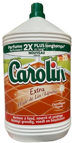 Carolin vloerreiniger extra lijnolie, fles van 5 l