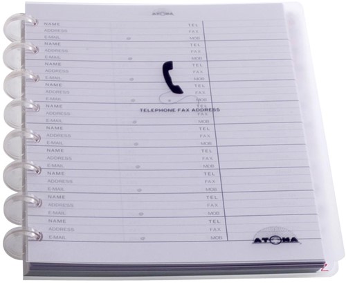Atoma Telefoonregister, geassorteerde kleuren