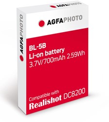 AgfaPhoto batterie de rechange pour appareil photo numérique DC8200