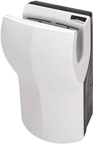 PlastiQline sèche-mains PQ14A, automatique, plastique, blanc