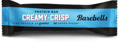 Bareballs barre Creamy Crisp, 55 g, paquet de 12 pièces