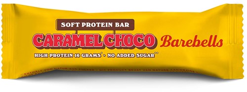 Barebells barre Soft Caramel Choco,55 g, paquet de 12 pièces
