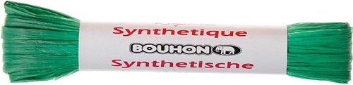 Bouhon raphia, synthétique, 10 g, vert clair