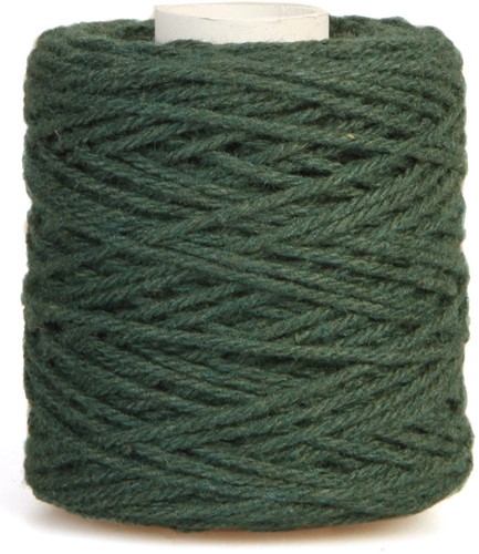 Bouhon macramétouw 50 g, ca. 65 m, dikte: 1 mm, donkergroen