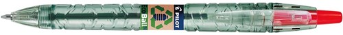 Pilot Ecoball B2P BeGreen balpen, medium punt, 0,3 mm, rood 1 Stuk