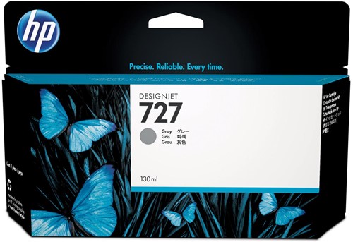 Inktcartridge HP B3P24A 727 grijs 1 Stuk