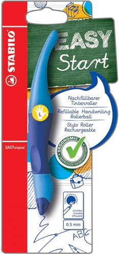 STABILO EASYoriginal roller, voor linkshandigen, blister van 1 stuk, blauw 1 Stuk