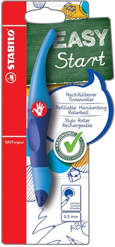 STABILO EASYoriginal roller, voor rechtshandigen, blister van 1 stuk, blauw 1 Stuk