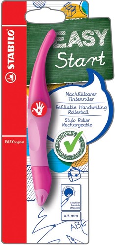 STABILO EASYoriginal roller, voor rechtshandigen, blister van 1 stuk, roze 1 Stuk