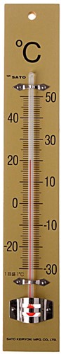 Bouhon thermometer 25 x 4 cm, hout