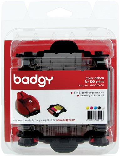 Badgy kleurenlint voor Badgy1, 100 afdrukken