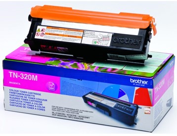 Brother toner, 1.500 pages, OEM TN320M, magenta 1 Stuk