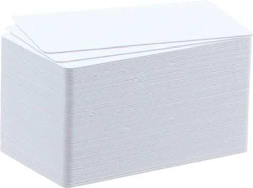 Badgy 100 cartes blanches en papier, 0,76mm, pour Badgy100 et Badgy200