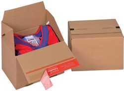 Colompac Eurobox Size S, binnenformaat 195 x 145 x 140 mm, bruin