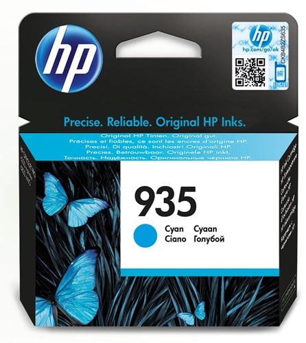 HP inktcartridge 935, 400 pagina's, OEM C2P20AE, cyaan 1 Stuk