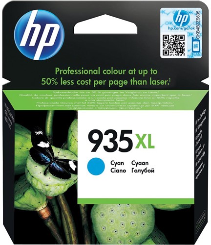 HP cartouche d'encre 935XL, 825 pages, OEM C2P24AE, cyan