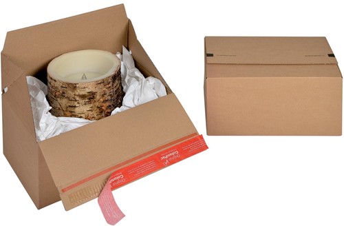 Colompac Eurobox Size M, binnenformaat 294 x 194 x 137 mm, bruin