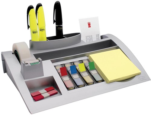 Post-it Index desk organizer, zilver, pour ft 26 x 16,5 x 5,5 cm 1 Stuk