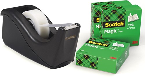 Scotch dérouleur de ruban adhésif Two Tone Black