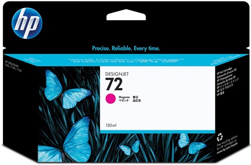 HP inktcartridge 72, 130 ml, OEM C9372A, magenta 1 Stuk