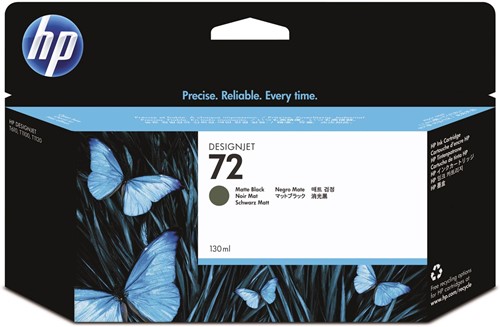 HP cartouche d'encre 72, 130 ml, OEM C9403A, noir mat 1 Stuk