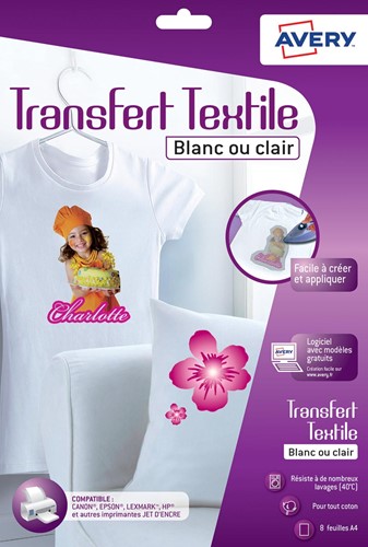 AVERY T-shirt Transfer Paper 8 Vel