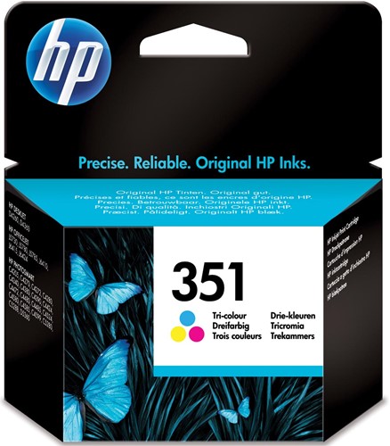 HP inktcartridge 351, 170 pagina's, OEM CB337EE, 3 kleuren 1 Stuk