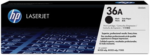 HP toner 36A, 2 000 pagina's, OEM CB436A, zwart 1 Stuk