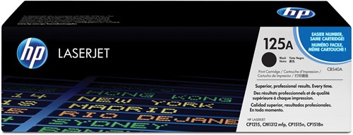 HP toner 125A, 2 200 pagina's, OEM CB540A, zwart 1 Stuk