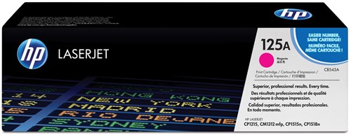 HP toner 125A, 1 400 pagina's, OEM CB543A, magenta 1 Stuk