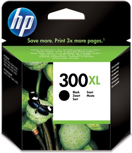 HP inktcartridge 300XL, 600 pagina's, OEM CC641EE, zwart