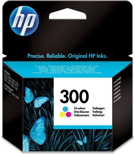 HP inktcartridge 300, 165 pagina's, OEM CC643EE, 3 kleuren 1 Stuk