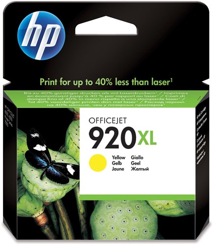 HP cartouche d'encre 920XL, 700 pages, OEM CD974AE, jaune 1 Stuk