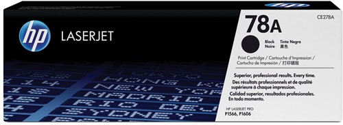HP toner 78A, 2 100 pagina's, OEM CE278A, zwart 1 Stuk