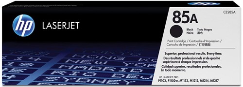 HP toner 85A, 1 600 pagina's, OEM CE285A, zwart 1 Stuk