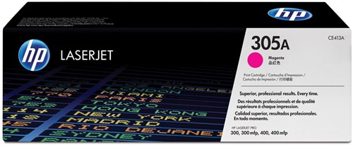 HP toner 305A, 2 600 pagina's, OEM CE413A, magenta 1 Stuk