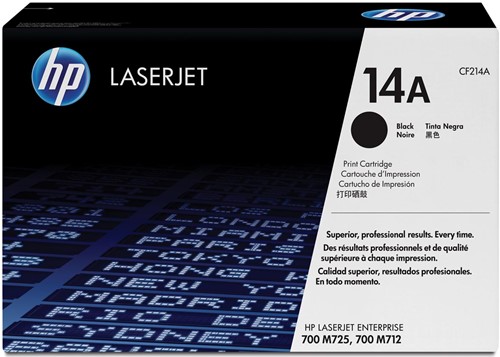 Tonercartridge HP CF214A 14A zwart 1 Stuk