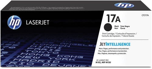 HP toner 17A, 1 600 pagina's, OEM CF217A, zwart 1 Stuk