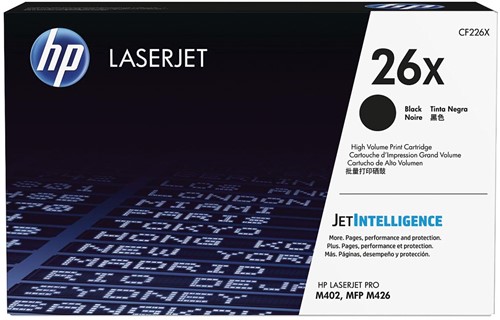 HP toner 26X, 9 000 pages, OEM CF226X, noir 1 Stuk