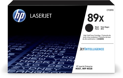HP toner 89X, 10.000 pagina's, OEM CF289X, zwart